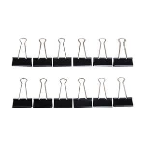 Picture 5 of Papierklem MAUL 213 foldback 50mm zwart 12 stuks