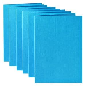 Picture 2 of Correspondentiekaart Papicolor dubbel 105x148mm hemelsblauw pak à 6 stuks
