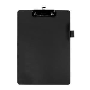 Picture 2 of Klembord Quantore A4 staand PVC zwart met 100mm klem + penlus