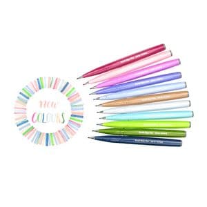 Picture 3 of Brushpen Pentel Sign SES15C pastel assorti 12 stuks