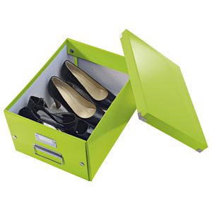 Picture 2 of Opbergdoos Leitz Click & Store WOW middel gerecycled karton 281x200x370mm groen