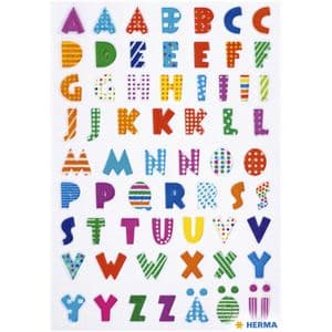 Picture 1 of Etiket HERMA 6291 kleurrijke letters stone