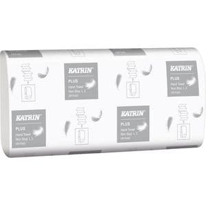 Picture 2 of Handdoek Katrin Plus w-vouw 3-laags 240x320mm 25x90 vel wit 61563
