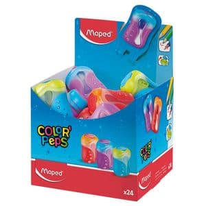 Picture 1 of Puntenslijper Maped Color'Peps 2gaats display á 24 stuks assorti