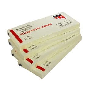 Picture 2 of Memoblok Quantore 38x51mm geel 3 stuks