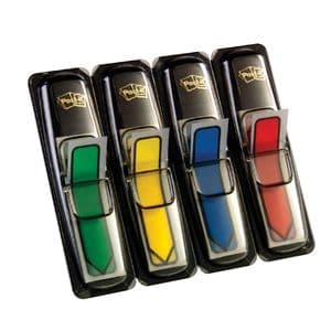 Picture 2 of Indextabs Post-it 684 11.9x43.1mm pijl assorti 96 tabs