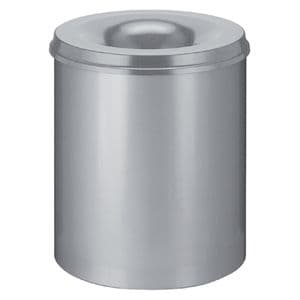 Picture 1 of Papierbak met vlamdover Vepabins 80liter grijs