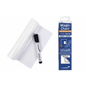 Picture 3 of Magic-chart notes Legamaster whiteboard 20x30cm wit 25 vel