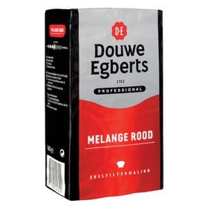 Picture 2 of Koffie Douwe Egberts snelfiltermaling Melange Rood 500gr