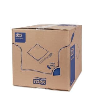 Picture 2 of Lunchservet Tork Advanced 1/8 vouw 2-laags 328x325mm 200 vel donkerblauw 477421