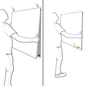 Picture 7 of Whiteboard Nobo Infinity randloos 90x120cm