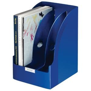 Picture 1 of Tijdschriftcassette Leitz plus jumbo blauw