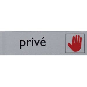 Picture 1 of Infobord pictogram prive 165x44mm