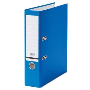Picture 1 of Ordner Qbasic A4 80mm karton blauw