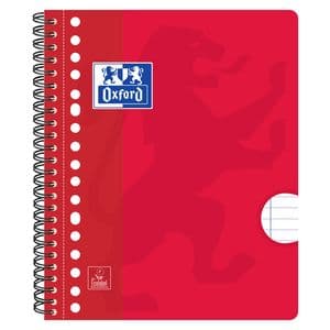 Picture 5 of Collegeblok Oxford School A5+ lijn 17-gaats 160 pagina's 80gr assorti