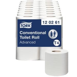 Picture 1 of Toiletpapier Tork T4 Advanced 2-laags 493 vel wit 120261