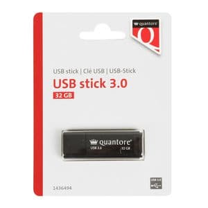 Picture 1 of USB stick 3.0 Quantore USB-A 32GB zwart