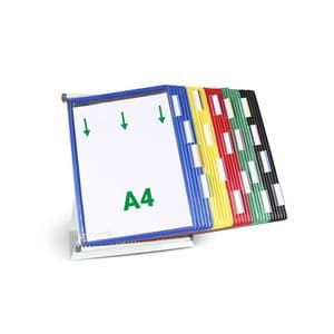Picture 3 of Zichtpanelensysteem bureau Tarifold metaal A4 met 30-tassen assorti