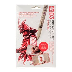 Picture 1 of Tekenset Sakura Creative Kit Samurai 6 stuks