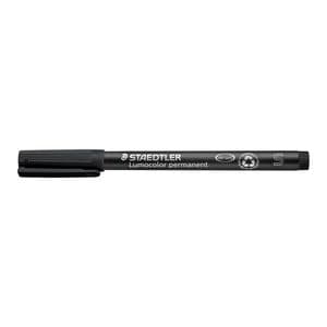 Picture 2 of Viltstift Staedtler Lumocolor 313 permanent S zwart