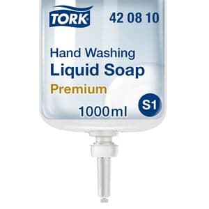 Picture 1 of Handzeep Tork S1 Premium vloeibaar ongeparfumeerd 1000ml 420810
