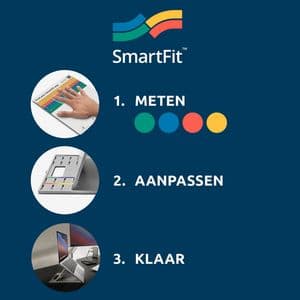 Picture 1 of Laptopstandaard Kensington smartfit verhoger zwart