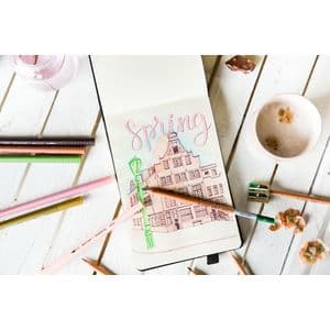 Picture 2 of Aquarelpotlood Bruynzeel Design met luxe bewaardoos set à 48 kleuren