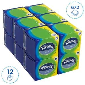 Picture 2 of Facial tissues Kleenex kubus 3-laags 56 vel wit 8825