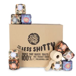 Picture 1 of Toiletpapier The Good Roll The Panda Edition bamboe 2-laags 24x300 vel naturel