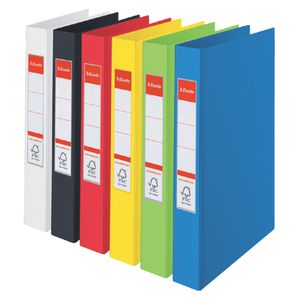 Picture 6 of Ringband Esselte VIVIDA A4 4-rings O-mechaniek 25mm PP wit