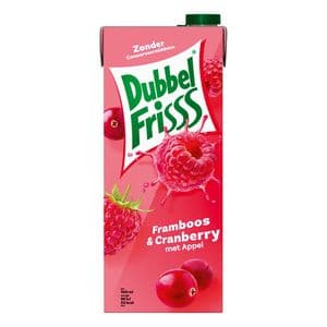 Picture 1 of Fruitdrank DubbelFrisss framboos zwarte bes pak 1500ml