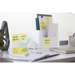 Picture 2 of Memoblokdispenser Pro tbv Post-it Z-Notes 76x76mm incl notes transparant zwart