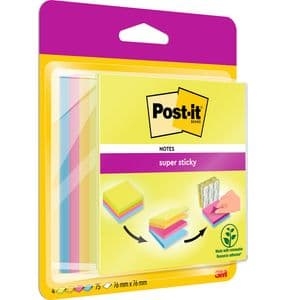 Picture 1 of Memoblok Post-it 2014 Super Sticky 76x76mm smart kubus Rio 300 vel