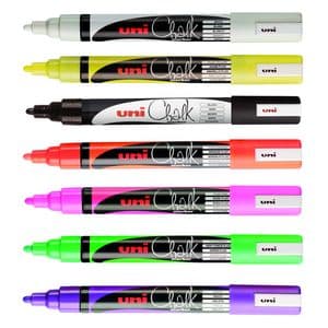 Picture 2 of Krijtstift Uni-ball chalk rond 1.8-2.5mm wit