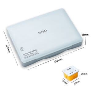 Picture 3 of Gouache HIMI 24 kleuren 30gr opbergbox ice blue