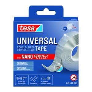 Picture 1 of Plakband tesa Nano dubbelz 30mmx3m