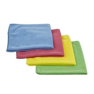 Picture 2 of Microvezeldoek Scotch-Brite Essential 360x360mm rood 10 stuks