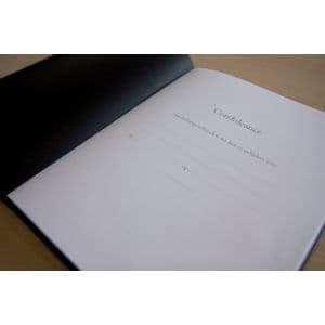 Picture 2 of Condoleancealbum Kangaro 260x210mm zwart