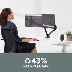 Picture 7 of Monitorarm Fellowes Platinum Series dubbel horizontaal