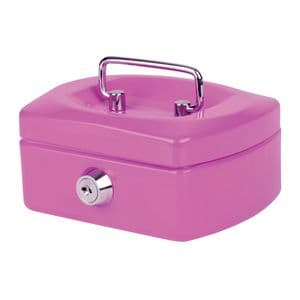 Picture 2 of Geldkist Pavo met muntgleuf 125x95x60mm roze