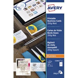 Picture 1 of Visitekaart Avery C32011-10 85x54mm 200gr 100 stuks