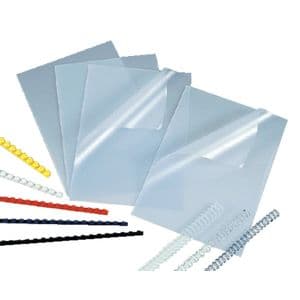 Picture 1 of Voorblad GBC A4 PVC 180micron transparant 25 stuks
