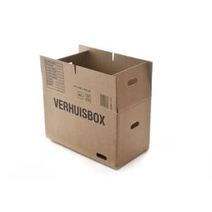 Picture 2 of Verhuisdoos IEZZY 370x650x350 dubbelgolf bruin 7mm
