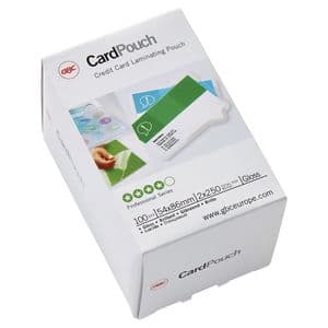 Picture 1 of Lamineerhoes GBC 54x86mm 2x250micron creditcard 100 stuks