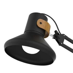 Picture 3 of Bureaulamp Unilux Baya led bamboe zwart