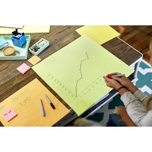 Picture 6 of Memoblok Post-it Super Sticky Big Notes BN11-EU geel 279x279mm 30 vel