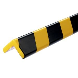 Picture 1 of Beschermingsprofiel Durable C35 hoek 1m geel zwart