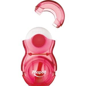 Picture 5 of Puntenslijper Maped Loopy 1gaats met gum display á 24 stuks assorti