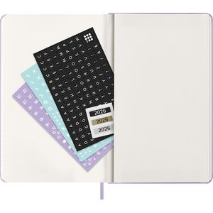 Picture 5 of Agenda 2026 Moleskine 12M Planner Daily 1dag/1pagina large hc pastel lilac