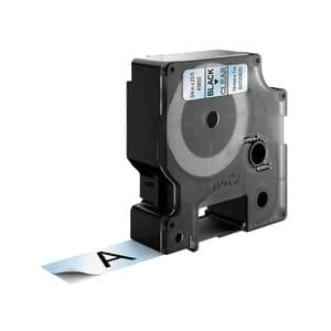 Picture 3 of Labeltape Dymo LabelManager D1 polyester 19mm zwart op transparant